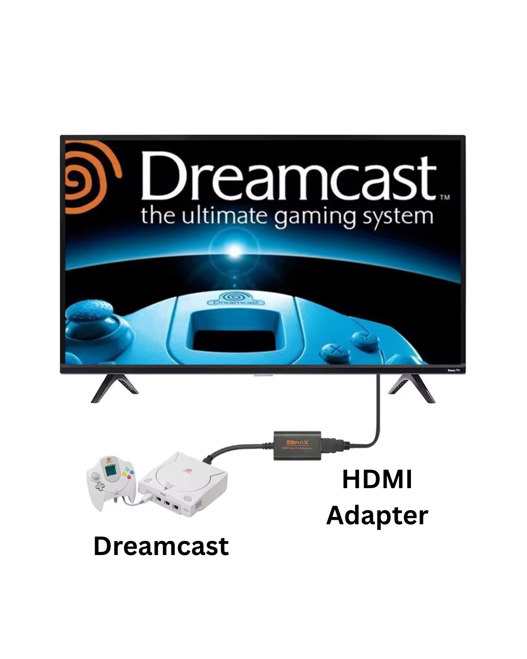 Sega Dreamcast HDMI Adapter HD-Link Cable