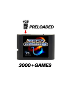 Mega EverDrive V3 Evergenesis Retro Game Cartridge with 4GB TF Card for Sega Consoles