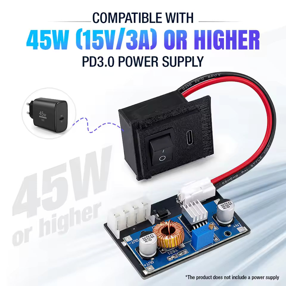 PS2 PSU USB-C PD 45W Power Supply Adapter for Sony PlayStation 2